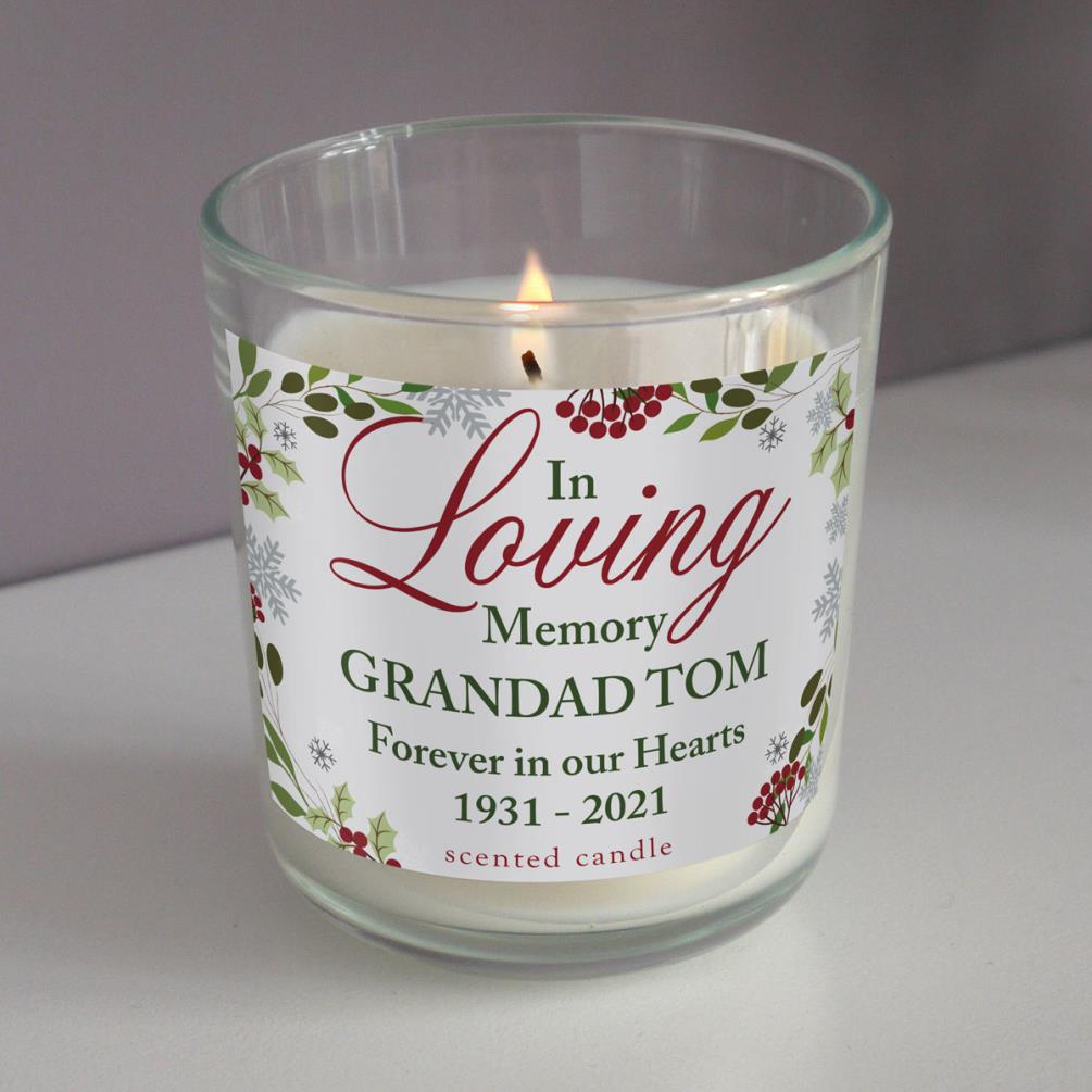 Personalised In Loving Memory Scented Jar Candle Extra Image 3